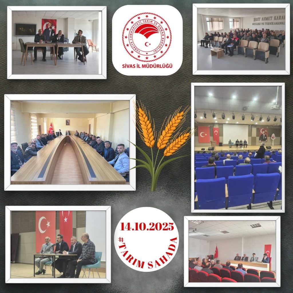 Sivas’ta Dört İlçede Muhtarlarla Tarım ve Orman Toplantıları Gerçekleştirildi
