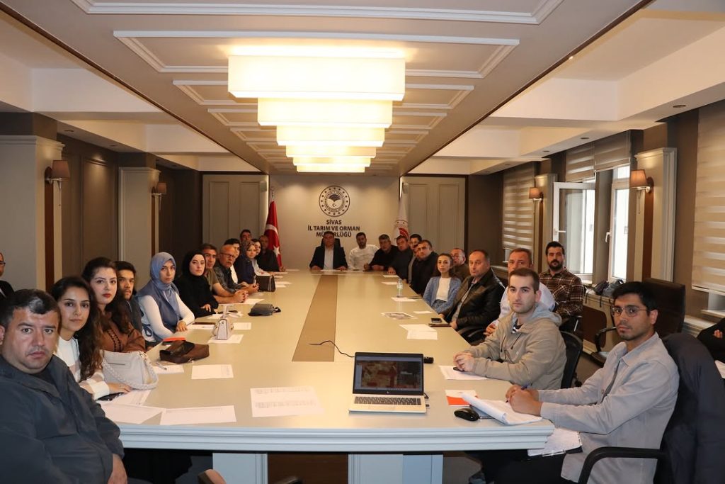 Sivas’ta Tarım Personeline Coğrafi Bilgi Sistemleri Eğitimi