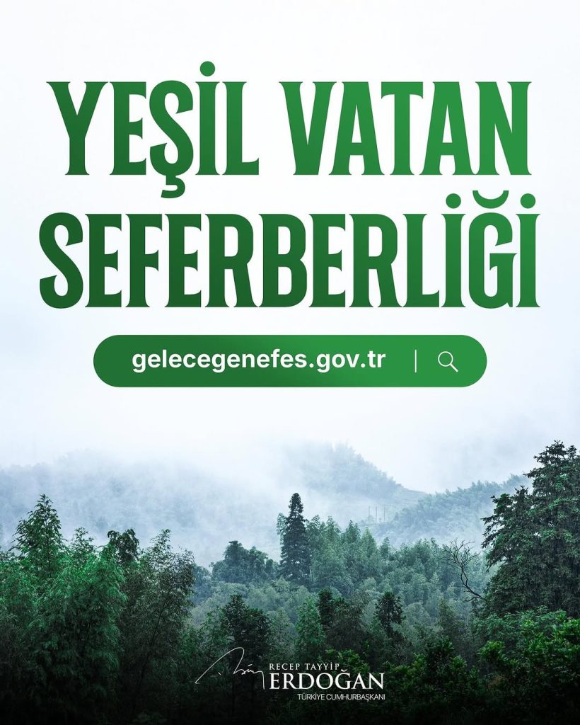 Sivas’tan Yeşil Vatan Seferberliği’ne Çağrı: 11 Kasım’da Fidanını Dik, Geleceğe Nefes Ol!