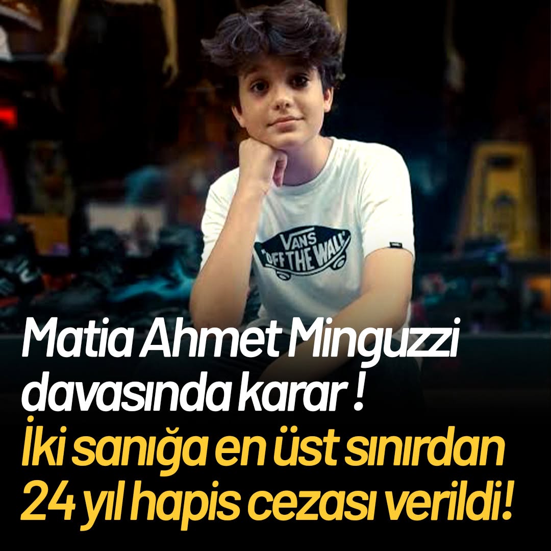 Mattia Ahmet Minguzzi Cinayeti Davasında Karar: İki Sanığa 24 Yıl Hapis