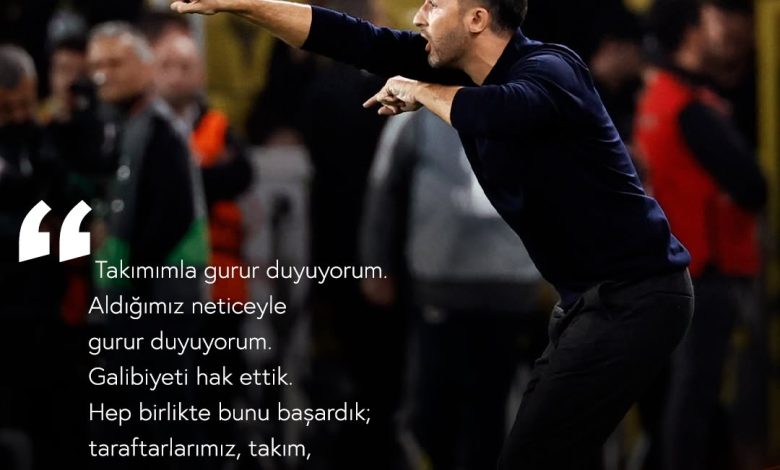 Fenerbahçe Teknik Direktörü Domenico Tedesco, Stuttgart Maçı Sonrası Değerlendirdi DQKnNOGDsKt | Gündem Sivas™ Haber