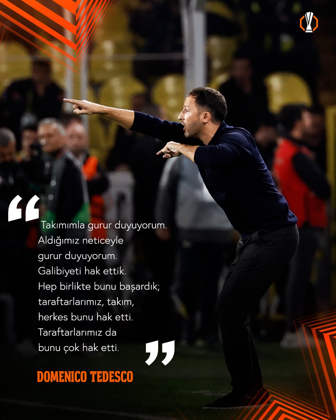 Fenerbahçe Teknik Direktörü Domenico Tedesco, Stuttgart Maçı Sonrası Değerlendirdi