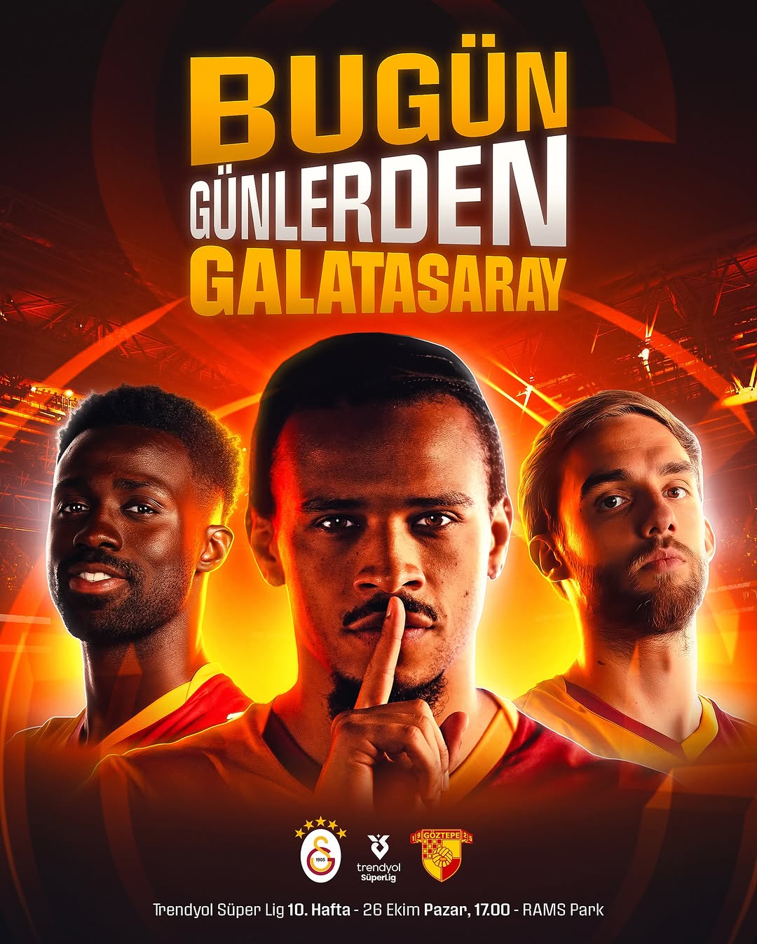 Galatasaray, Süper Lig'de Göztepe'yi Konuk Edecek