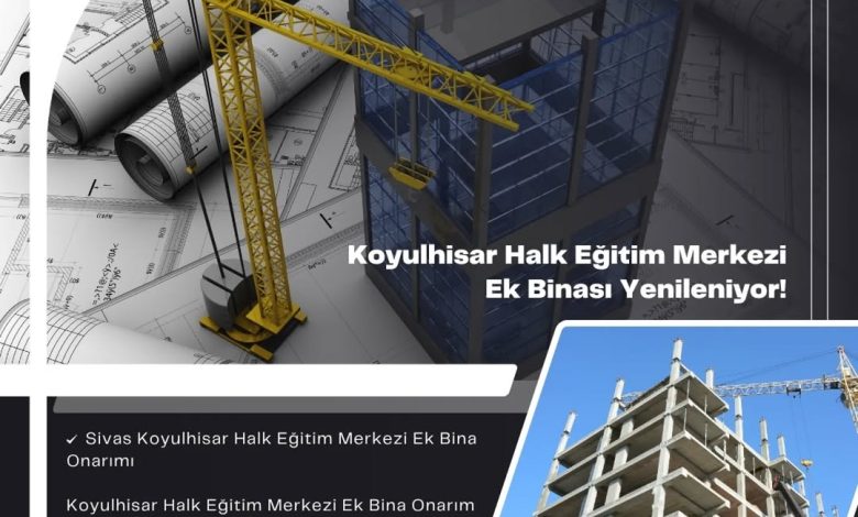 Sivas'ta Eğitim Altyapısı Güçleniyor: Koyulhisar Halk Eğitim Merkezi'ne Ek Bina Onarımı DQRjTFiCNUe | Gündem Sivas™ Haber