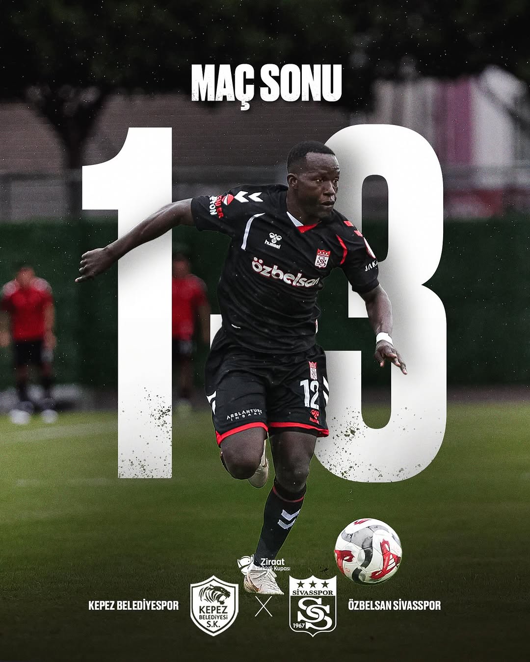 Sivasspor, Ziraat Türkiye Kupası'nda Kepezspor'u 3-1 Mağlup Etti