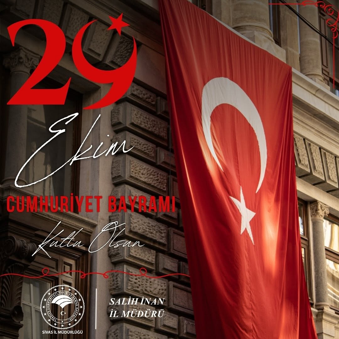 Sivas'ta Cumhuriyet Bayramı Coşkusu: Tarım ve Ormanın 102. Yıl Kutlaması