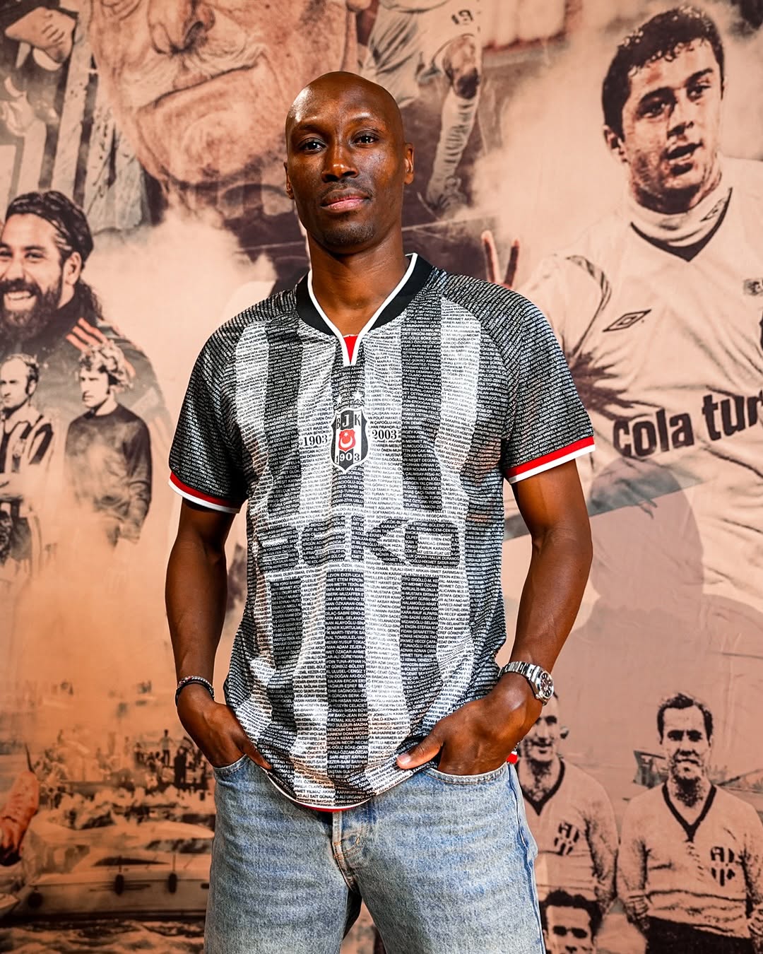 Beşiktaş'tan Nostaljik Sürpriz: Atiba ve Gökhan Keskin 100 Yıllık Formayla