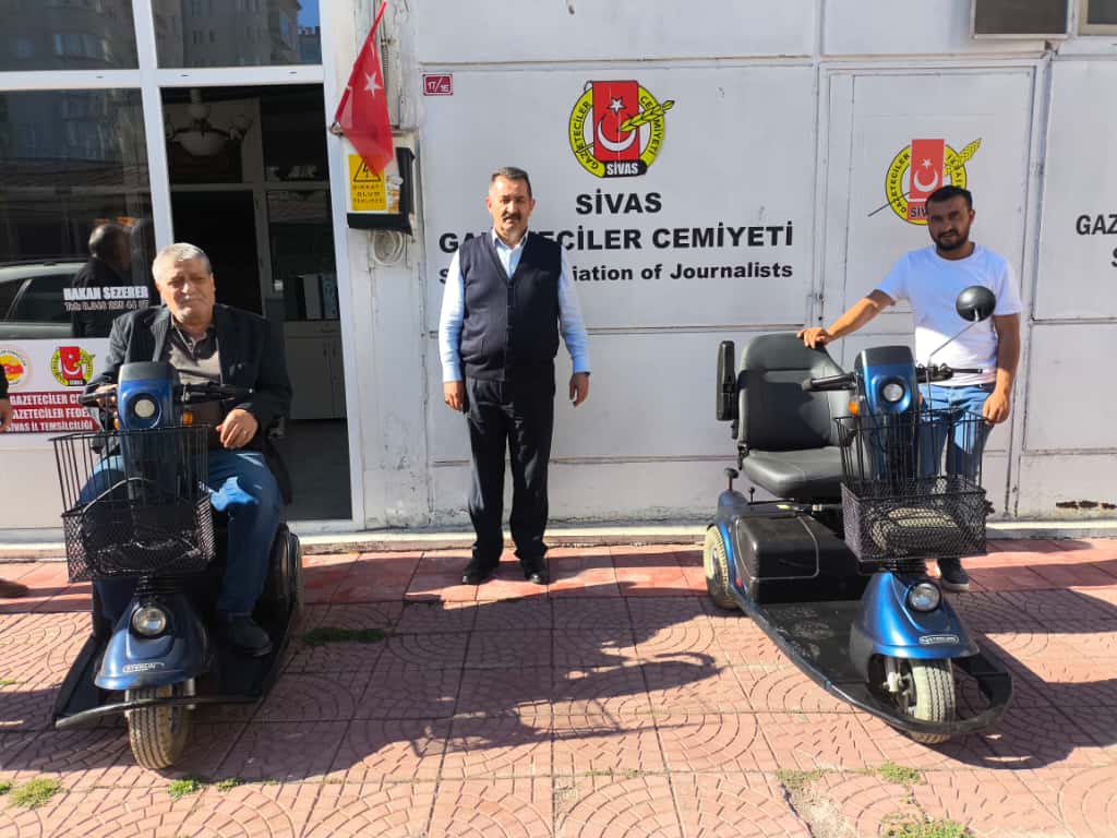 Engellilere Özgürlük Katacak Anlamlı Bağış: Sivas’a 2 Akülü Araç