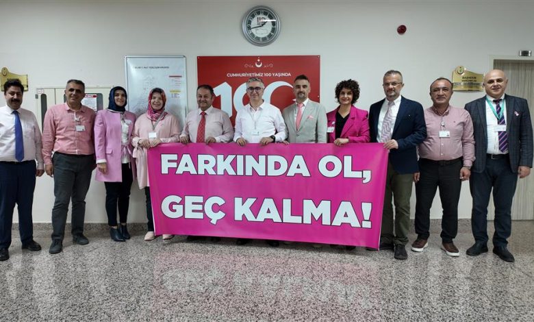 Sivas Numune Hastanesi'nden Meme Kanseri Farkındalık Ayı'na Pembe Destek Numune | Gündem Sivas™ Haber