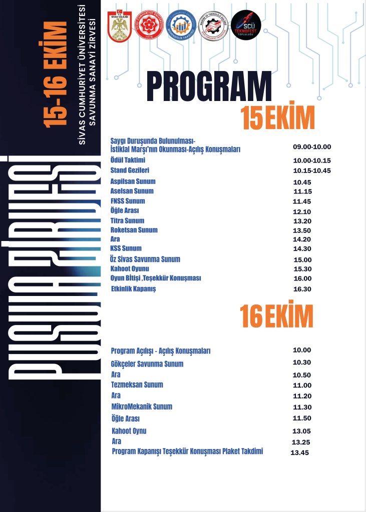 Savunma Sanayisinin Liderleri Sivas'ta Buluşuyor: Kariyer Pusulanızı Şimdi Ayarlayın! Savunma Sanayi Zirvesi | Gündem Sivas™ Haber
