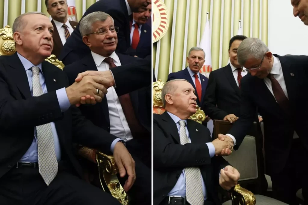 Ahmet Davutoğlu’ndan TBMM Açılış Resepsiyonundaki Erdoğan Karelerine Yanıt