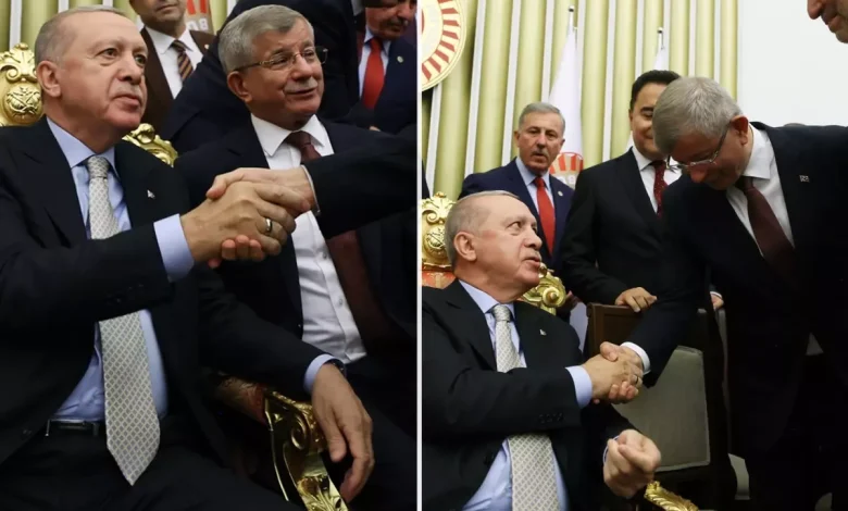 Ahmet Davutoğlu’ndan TBMM Açılış Resepsiyonundaki Erdoğan Karelerine Yanıt cumhurbaskani erdogan ile bir araya gelen 19111392 5347 amp.jpg | Gündem Sivas™ Haber