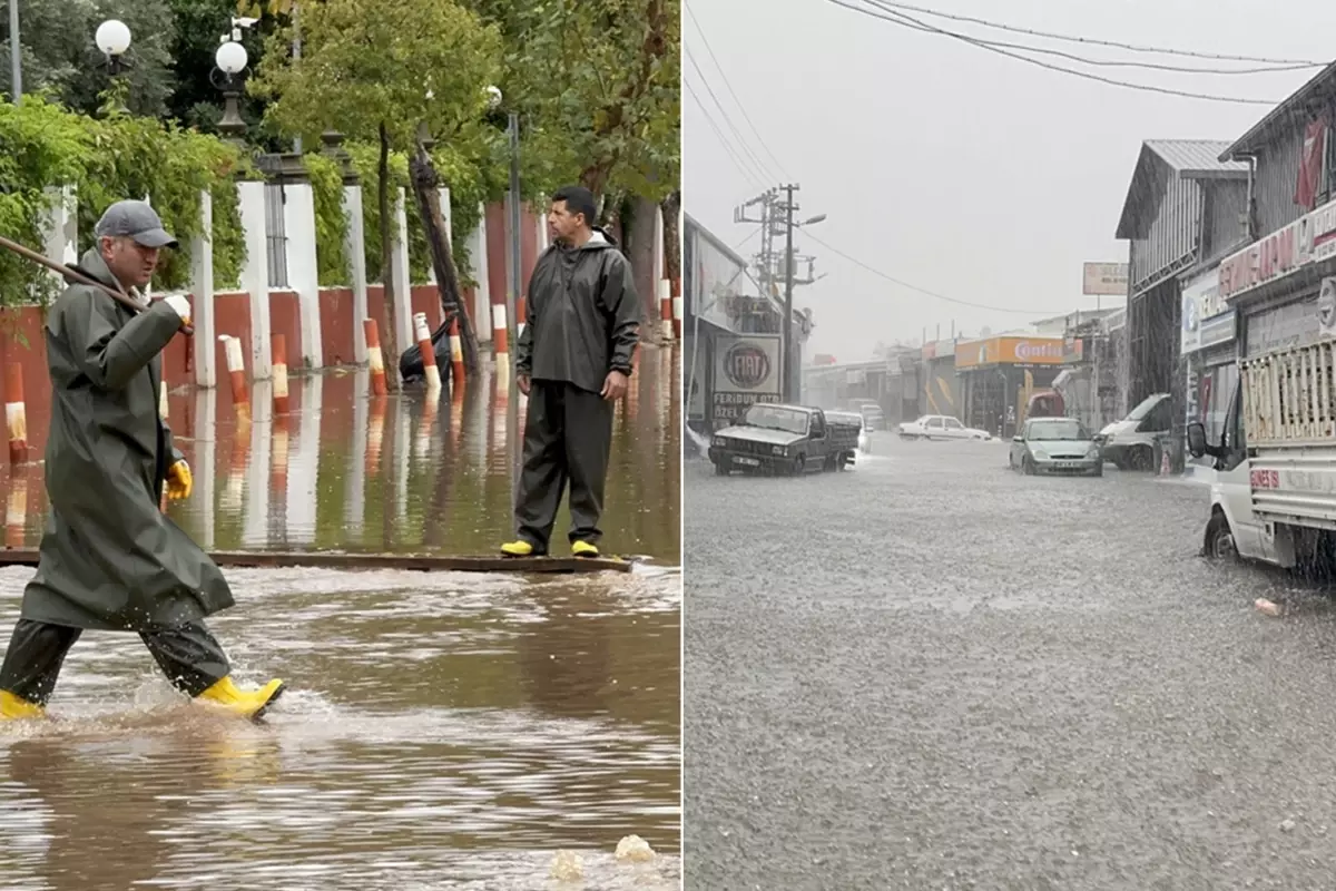 Sağanak ve Fırtına Hayatı Felç Etti! Evler, Yollar, Mezarlıklar Sular Altında