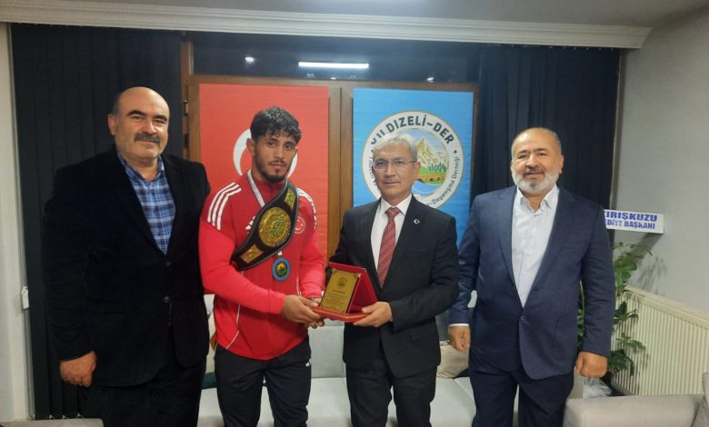 Sivas Yıldızeli'nin Gururu: Dünya Şampiyonu Coşkun Keleş'e Altın Ödülü Milli Sporcu Coskun Keles 1 | Gündem Sivas™ Haber