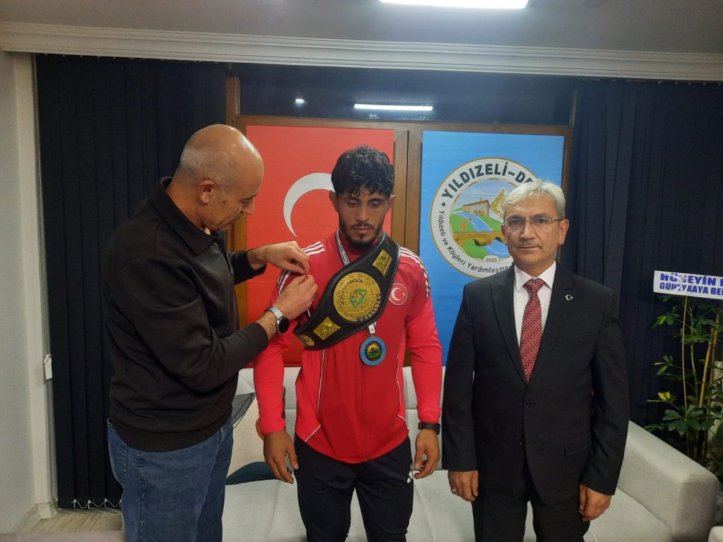 Sivas Yıldızeli'nin Gururu: Dünya Şampiyonu Coşkun Keleş'e Altın Ödülü Milli Sporcu Coskun Keles | Gündem Sivas™ Haber