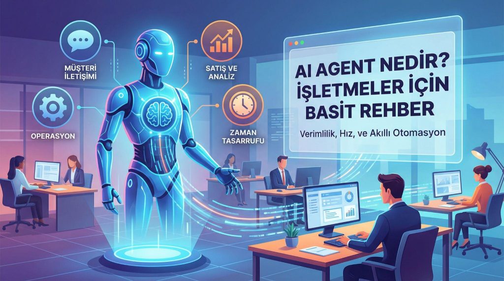AI Agent Nedir? İşletmeler İçin Basit Rehber