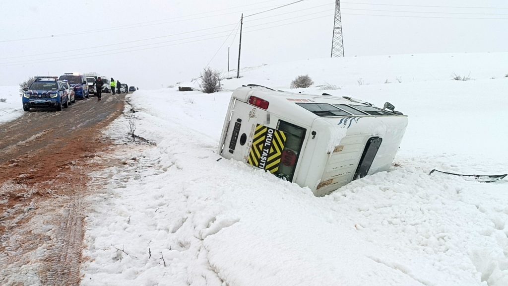 Sivas’ta Kar ve Buzlanma Faciası: Öğrenci Servisi Şarampole Yuvarlandı, 14 Yaralı AW633607 01 | Gündem Sivas™ Haber