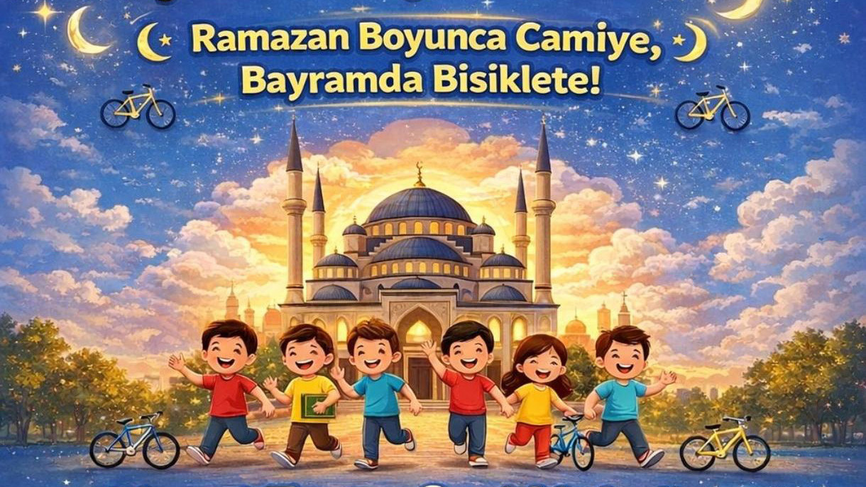 Ramazan’da Camiye Gelen Çocuklara Bayramda Bisiklet Sürprizi: Ahmet Turan Gazi Mahallesi’nde Örnek Proje