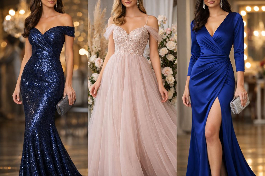 Kıyafet Sepeti ile Abiye Şıklığı: Lacivert Abiye ve Tül Elbise Trendleri