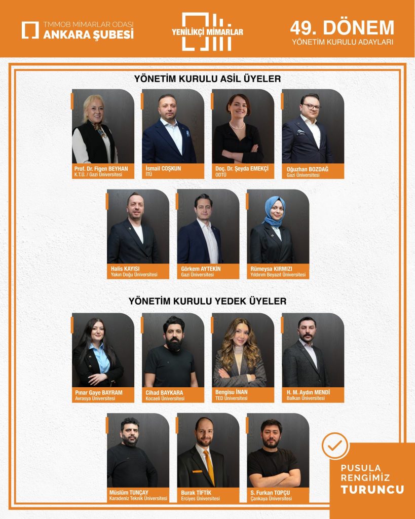Ankara Mimarlar Odası Seçim Sonuçları Açıklandı: Turuncu Liste Güven Tazeledi Yenilikci Mimar 2 | Gündem Sivas™ Haber